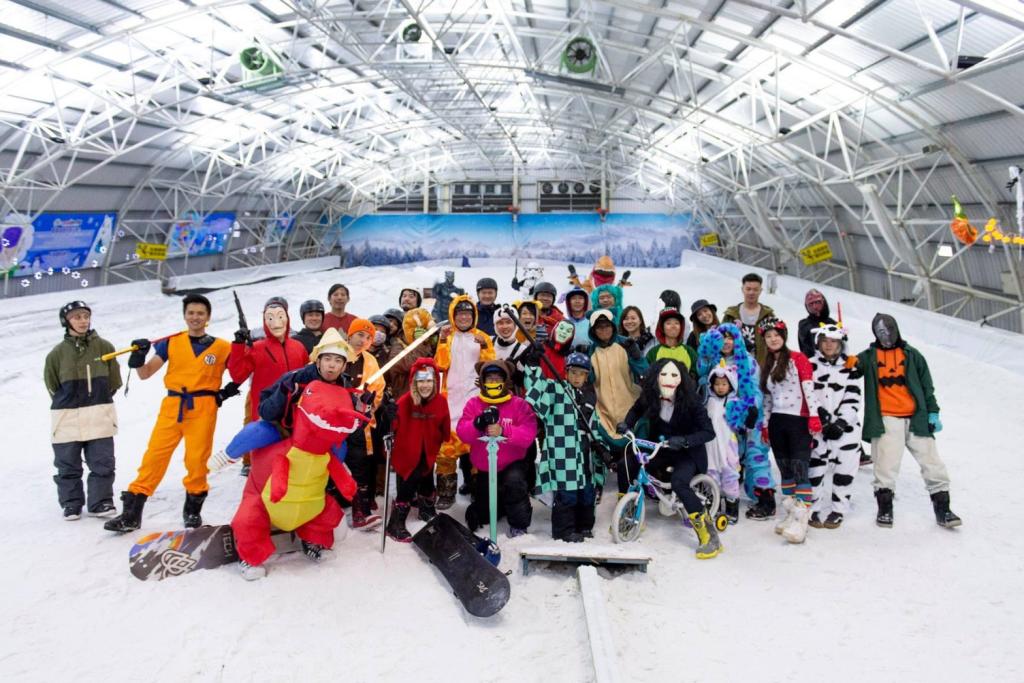 新竹-小叮噹科學主題樂園| 假日滑雪體驗課兌換卷-SKI雙板