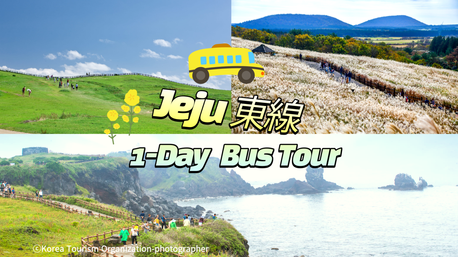 韓國-濟洲島巴士(東線)一日遊| 中文導遊
