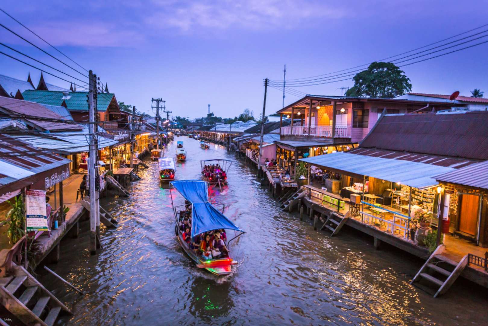 泰國-曼谷安帕瓦水上市場和丹嫩莎朵水上市場包車一日遊| 專屬包車