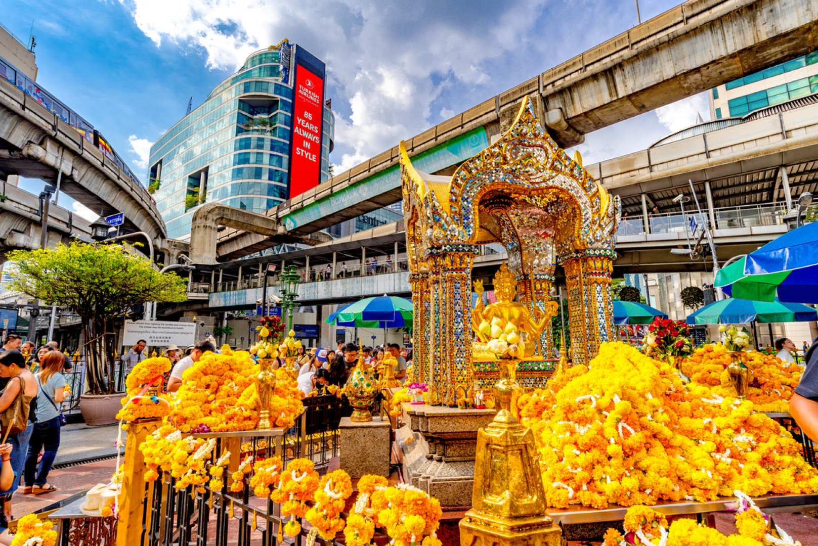 泰國-曼谷四面佛廣場許願與還願虛擬之旅