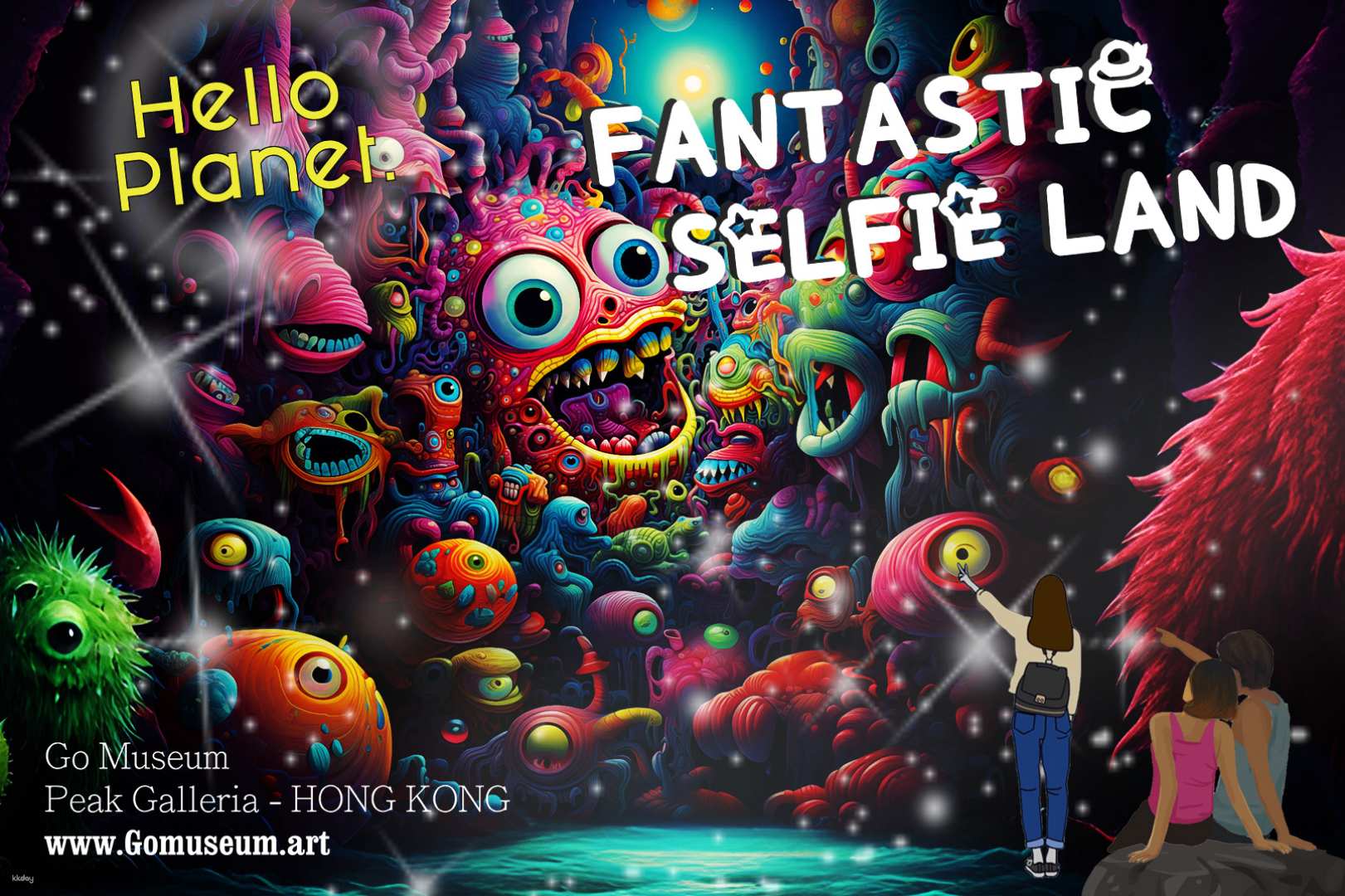 香港-Go Museum| Hello Planet - Fantastic Selfie Land| 數碼科幻藝術館| 沉浸式展覽