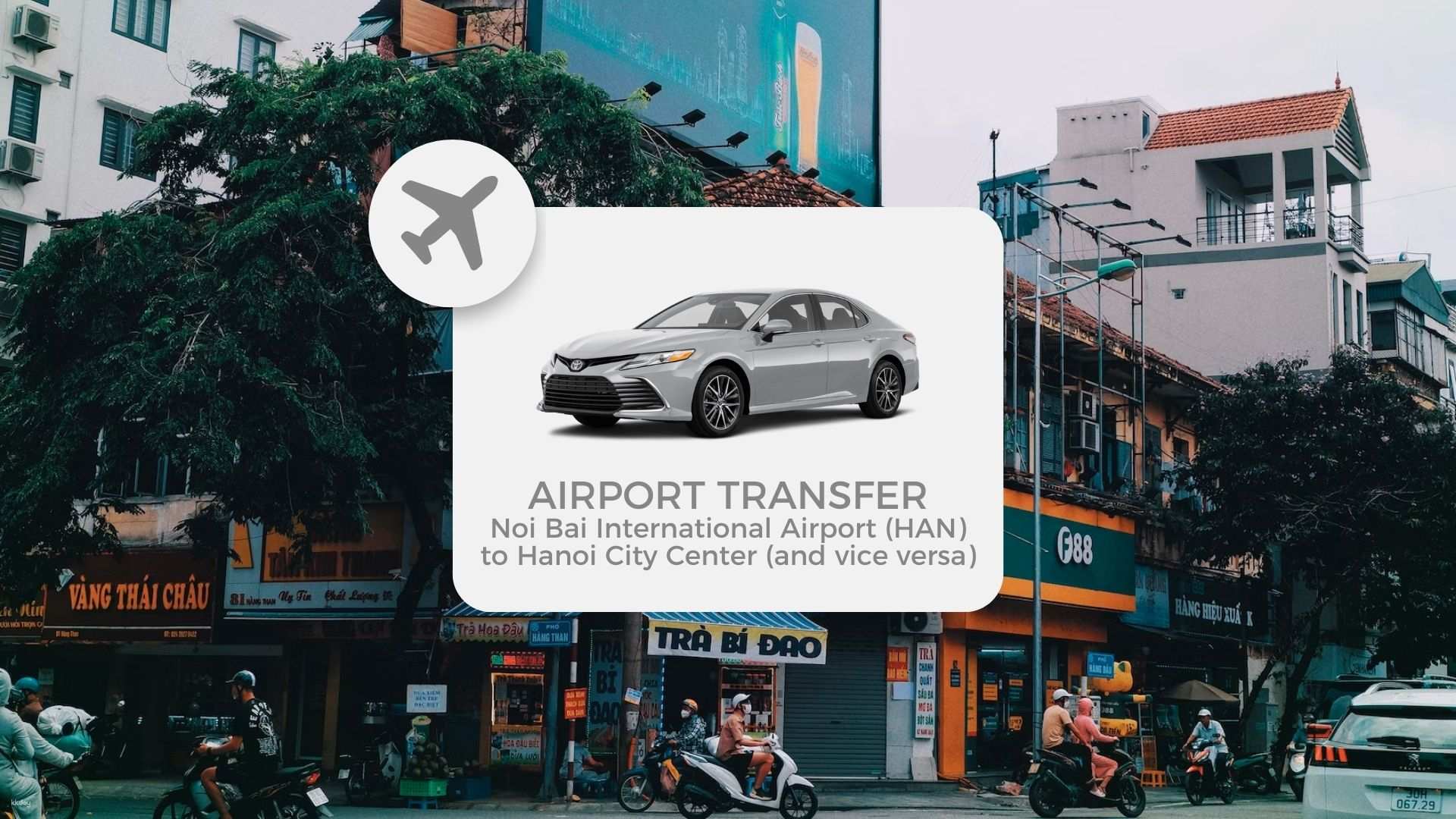 越南-內排國際機場 HAN 至河內市區 | 機場接送專車| 免費舉牌服務