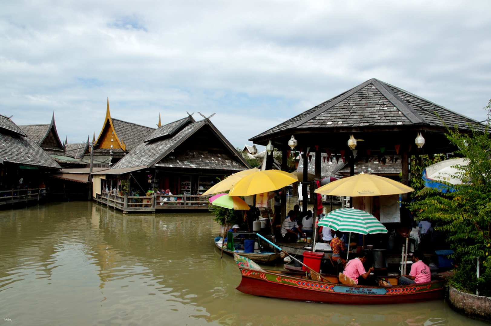 泰國-芭堤雅水上市場乘船遊覽