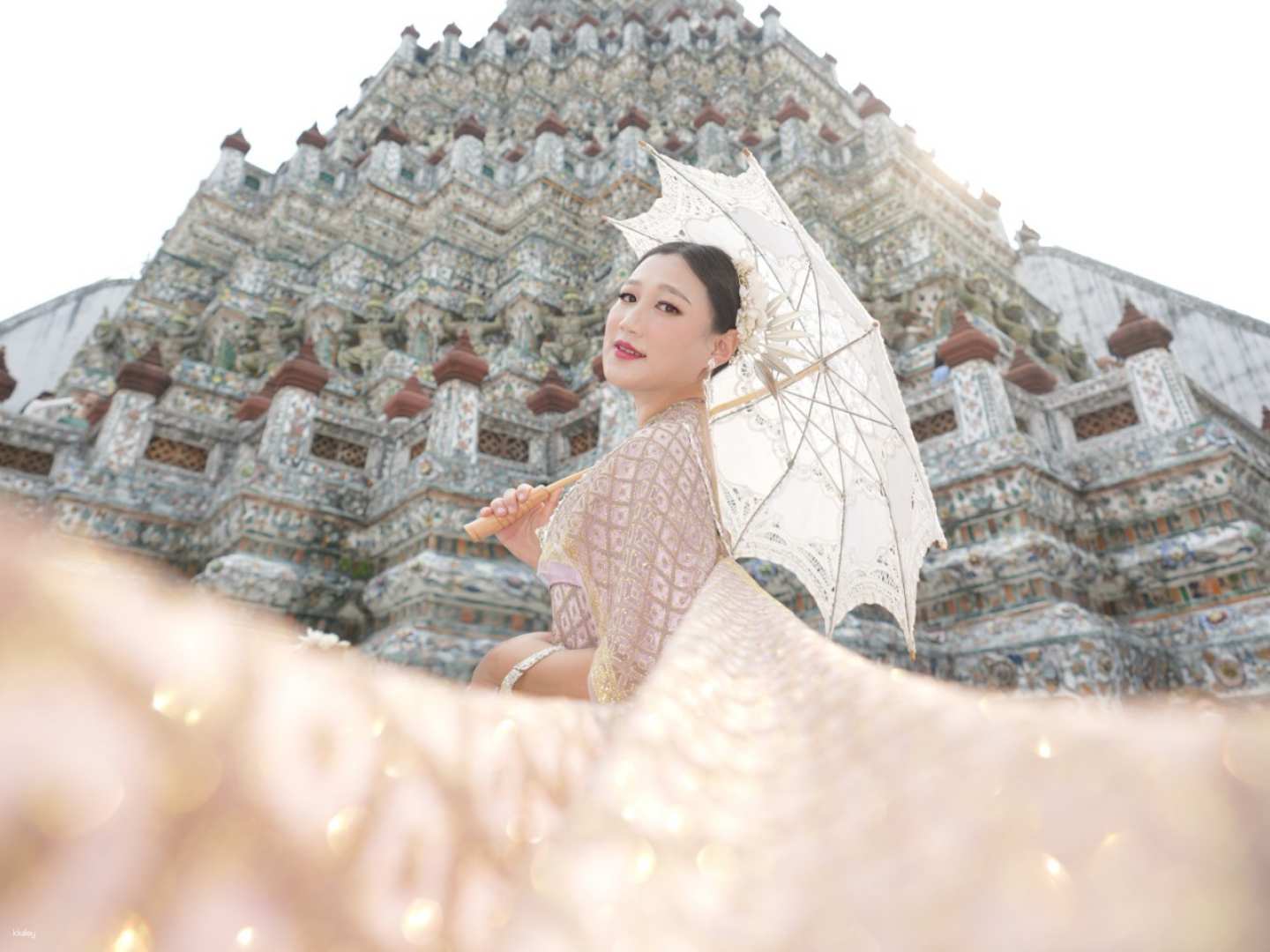 泰國-曼谷鄭王廟Thai Glam Studio 泰式服裝租賃體驗(含化妝和髮型)| 不含攝影