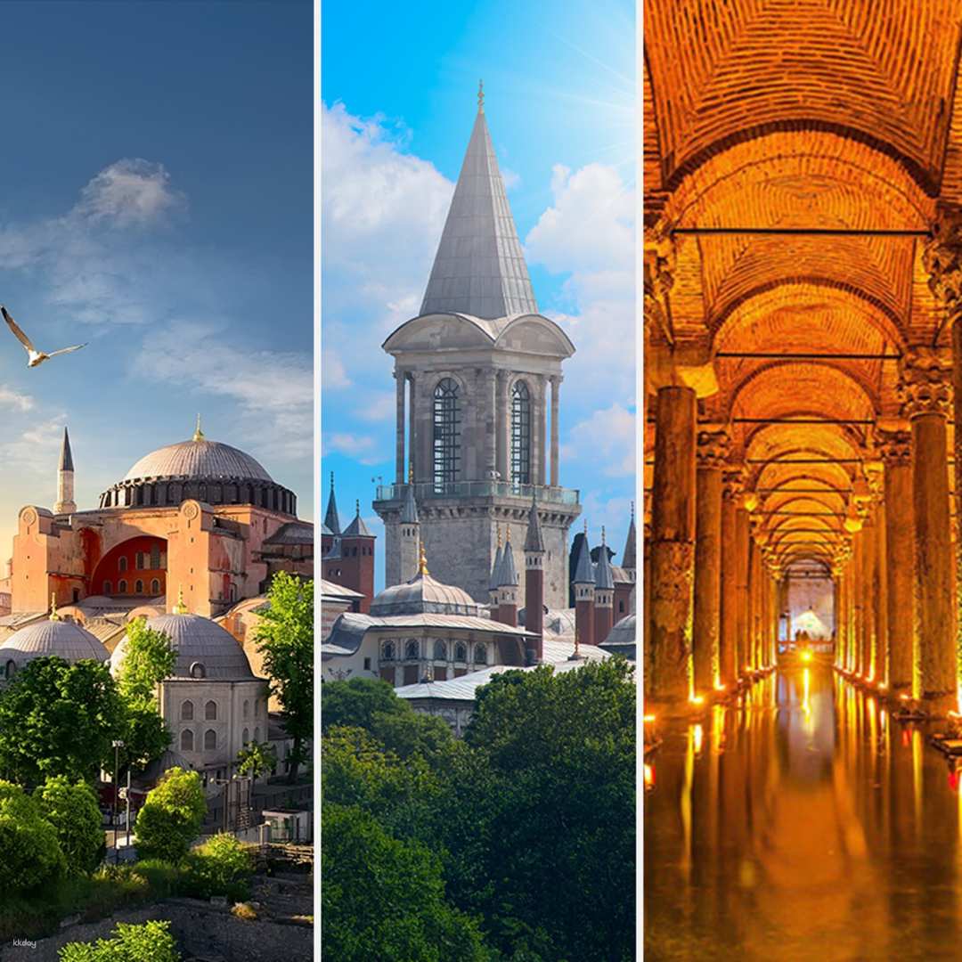 土耳其-伊斯坦堡聖索菲亞大教堂&托普卡帕宮和蓄水池大殿組合門票及語音導覽