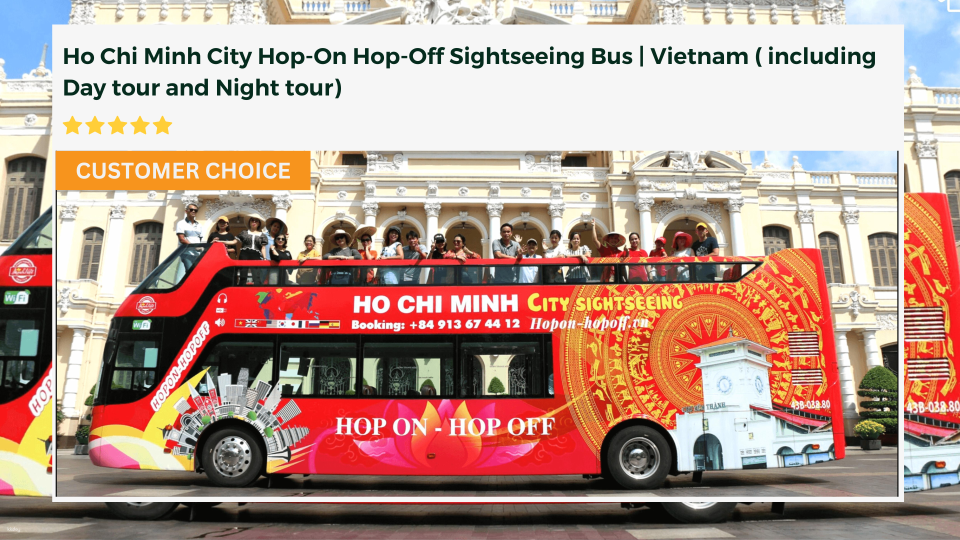 越南-胡志明市隨上隨下觀光巴士