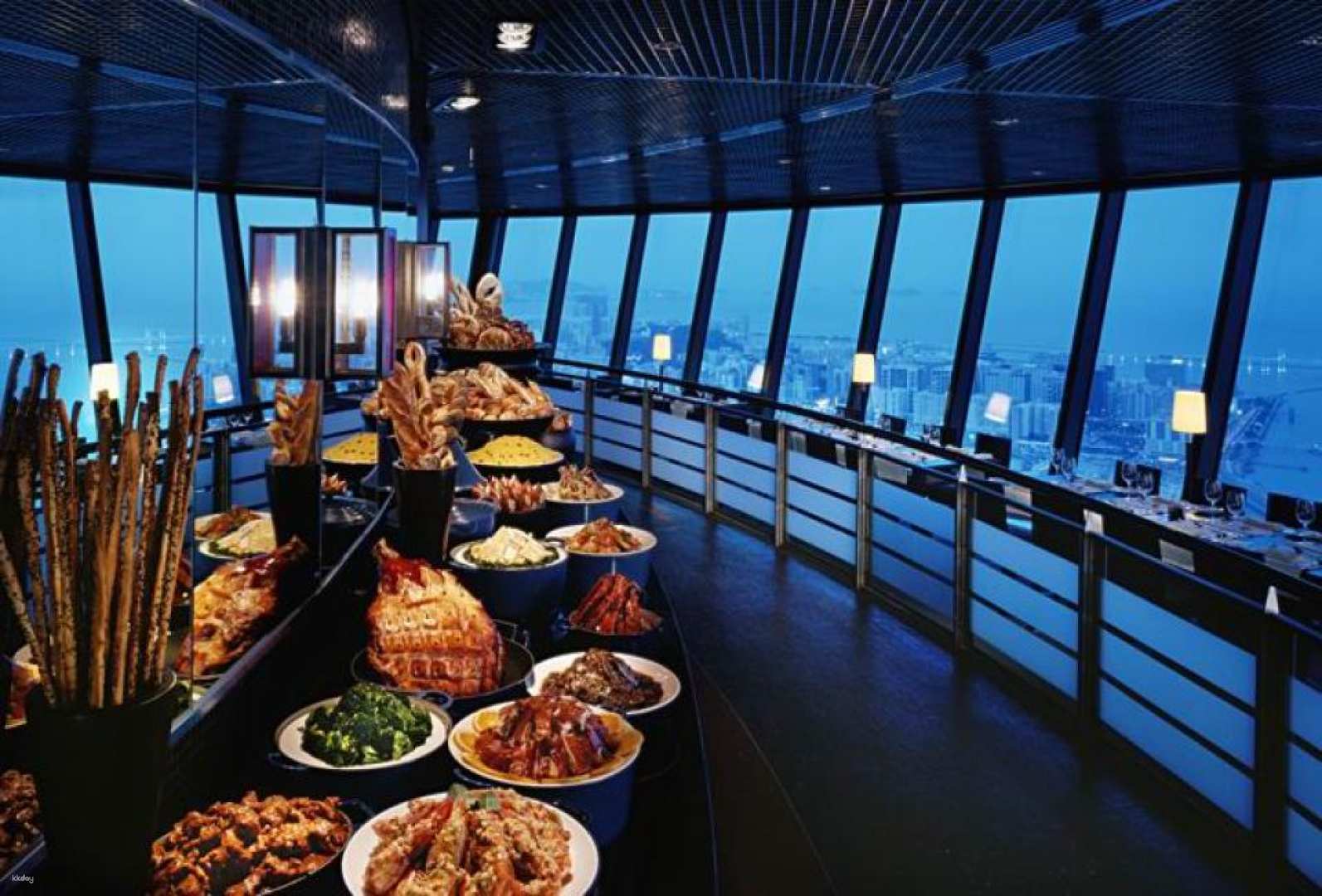 澳門-旅遊塔360° 旋轉餐廳| 自助午餐/晚餐