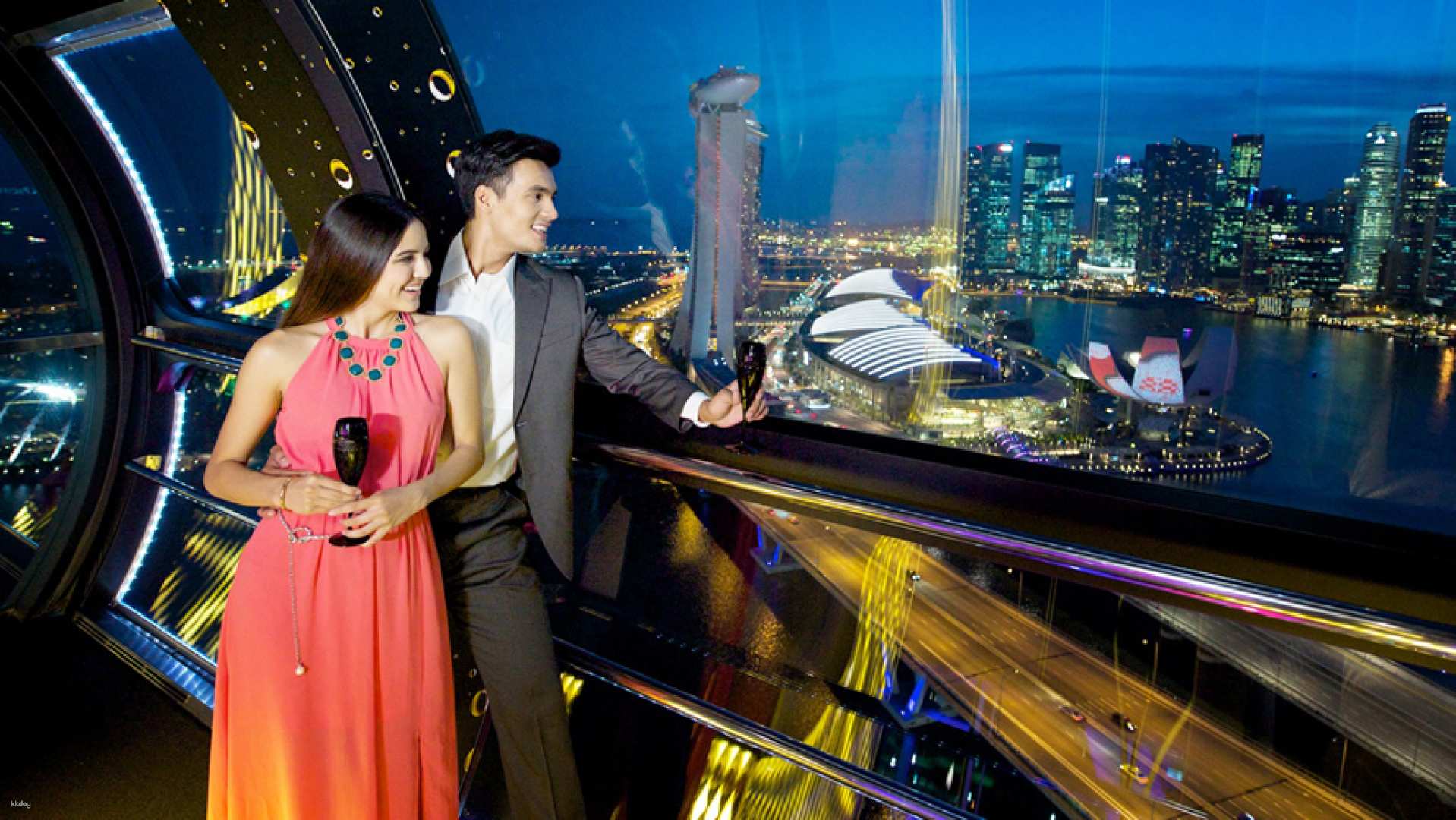 新加坡-景觀摩天輪&時間膠囊| 可選空中用餐體驗or空中飲品