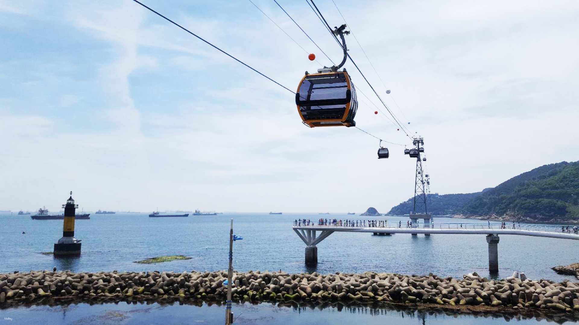 韓國-釜山松島海上纜車來回門票