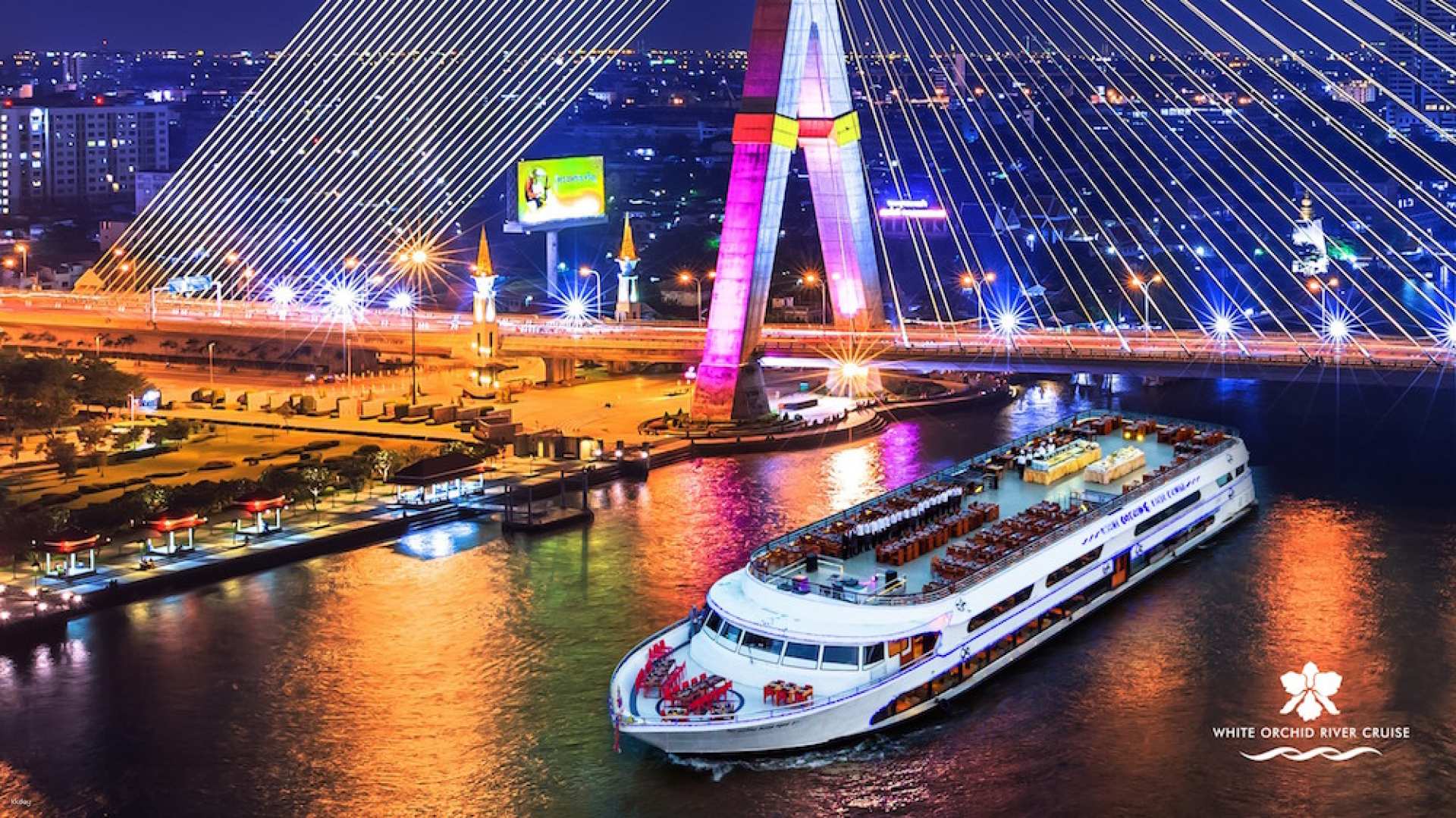泰國-曼谷湄南河白蘭花河號遊船體驗 White Orchid River Cruise