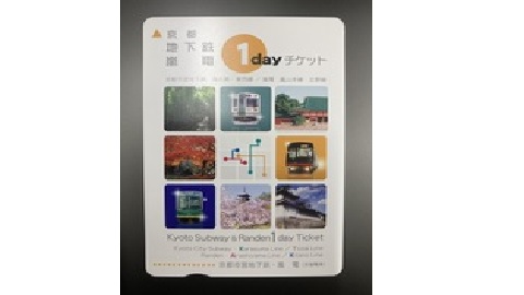 京都地鐵・嵐電1日券